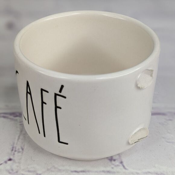 Rae Dunn CAFE, ESPRESSO Ceramic Mug Stacker Set - Picture 4 of 8